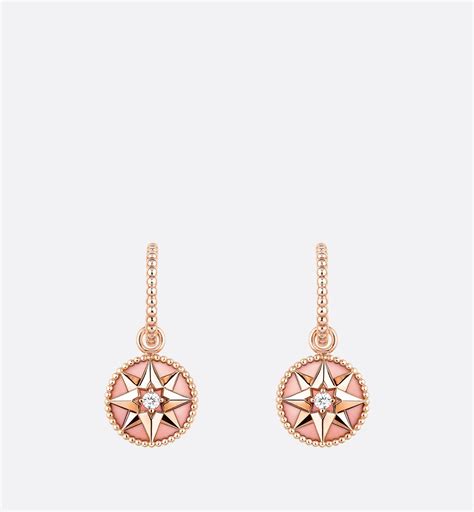 dior fleur des vents|Dior rose des vents earrings.